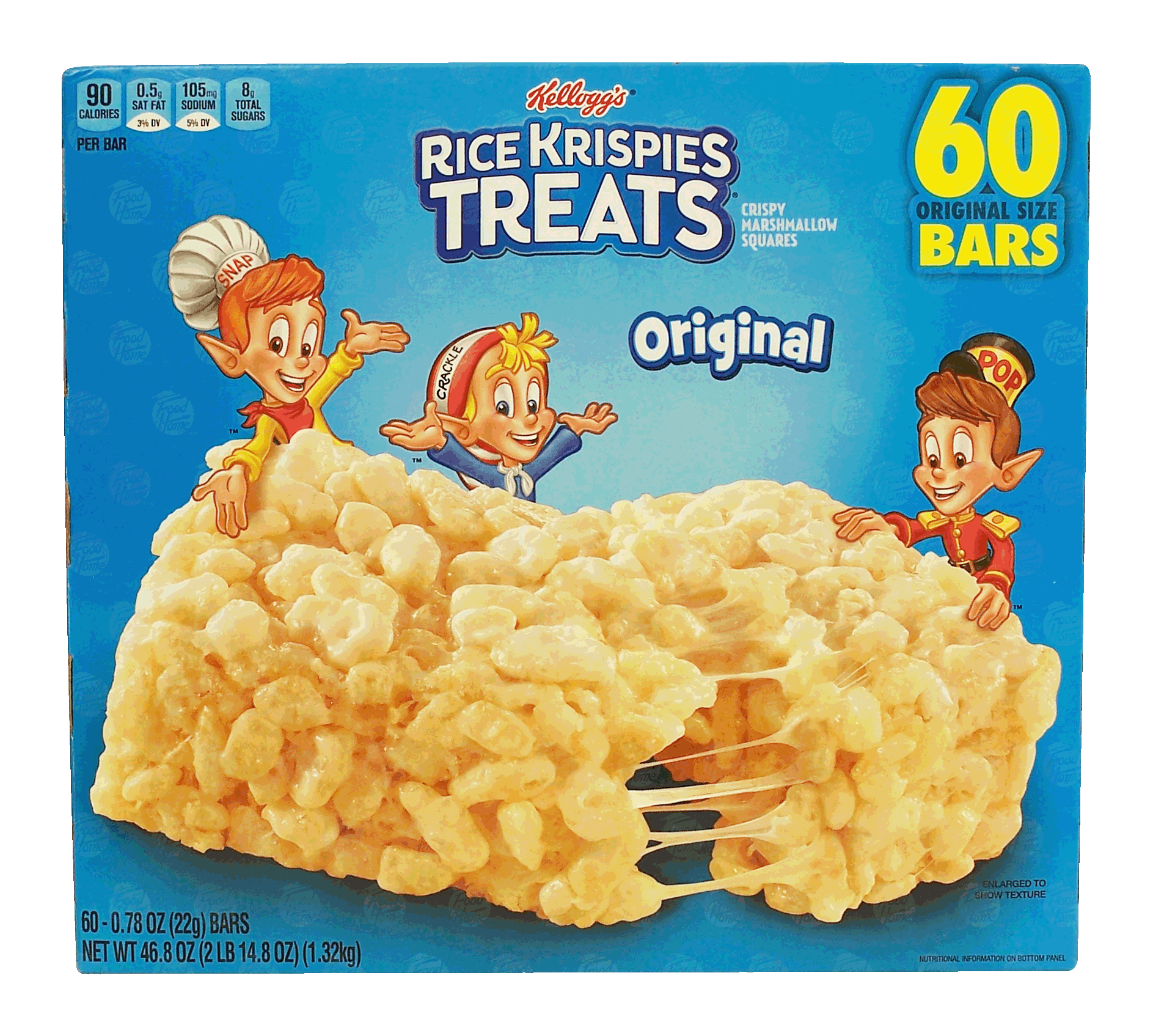 Kellogg's Rice Krispies Treats original crispy marshmallow squares, 60-bars Full-Size Picture